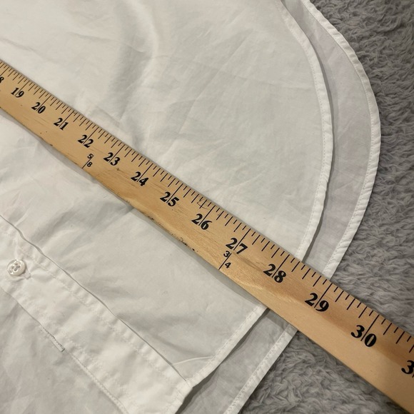 Frank & Eileen "Frank" Button Up Shirt Womens XL White 100% Cotton - Picture 9 of 11